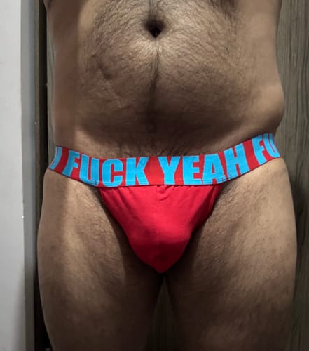 Customer photo review of FLAME JOCKSTRAP
