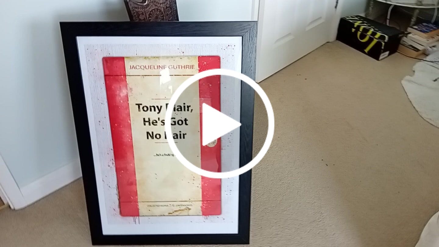 Customer video review of Personalised Romeo & Juliet Book Cover Art Print