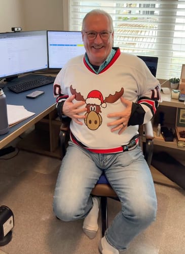 Customer photo review of Christmas Style 'Griswold' Hockey Jersey