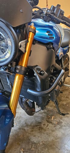 Customer photo review of Yamaha XSR900 Front Machined Turn Signal Plate Adapter Kits 2022+