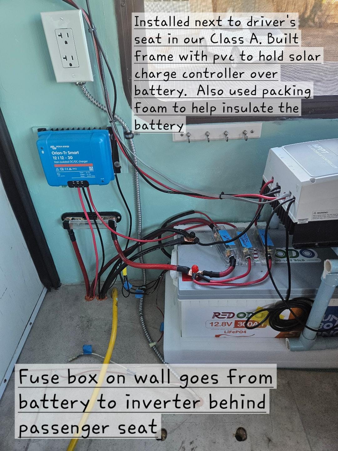 Customer photo review of 【Only $719】Redodo 12V 300Ah LiFePO4 Battery | 3.84kWh & 2.56kW