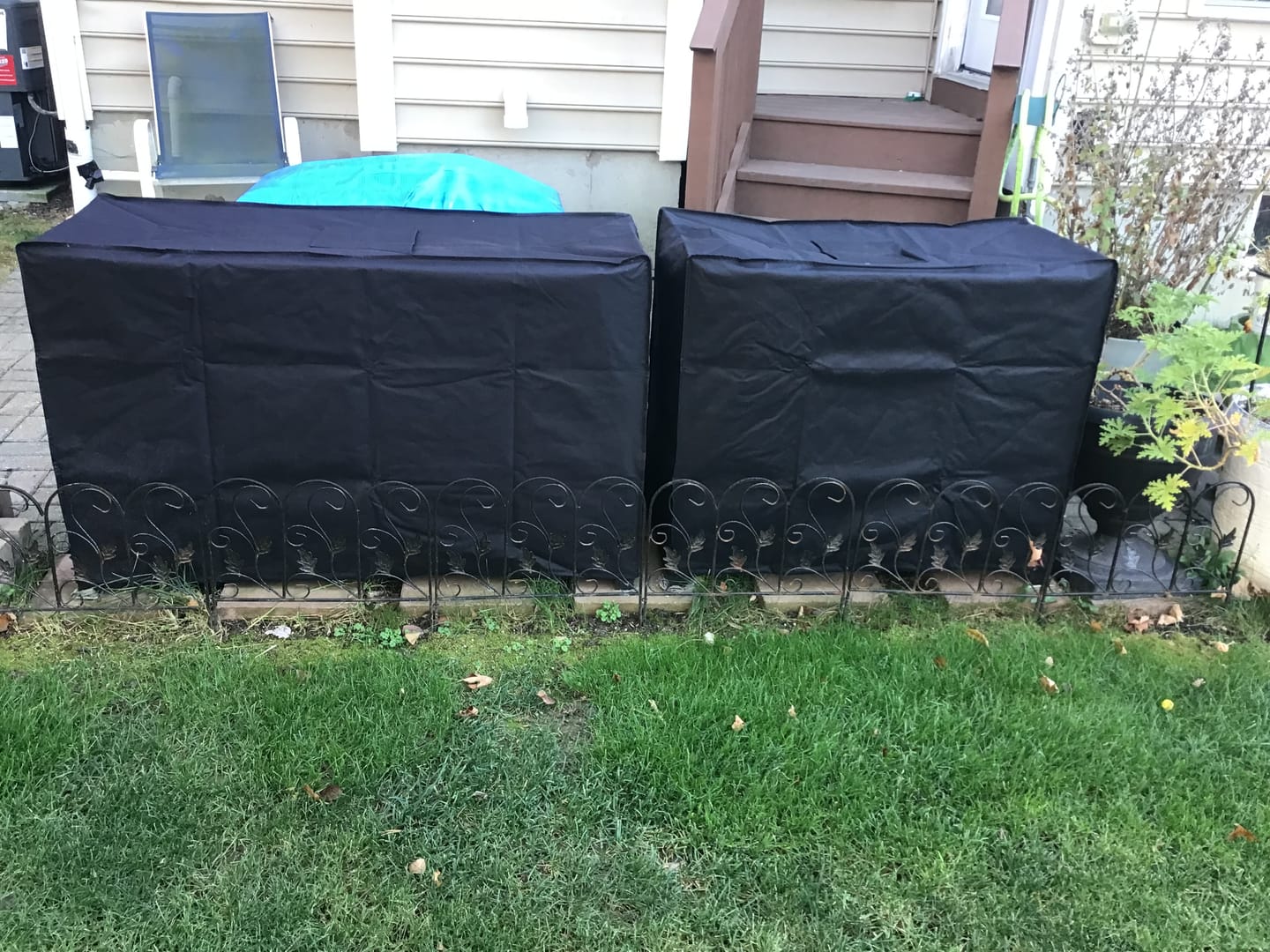 Customer photo review of Winter Covers for Raised Garden Beds
