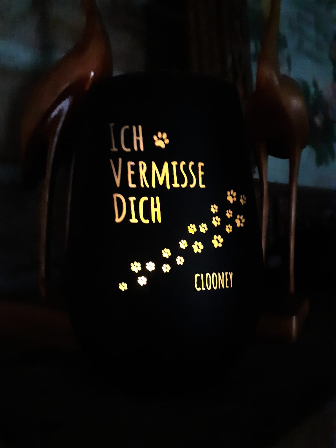 Customer photo review of Erinnerungen leuchten - Individuelles Trauerlicht