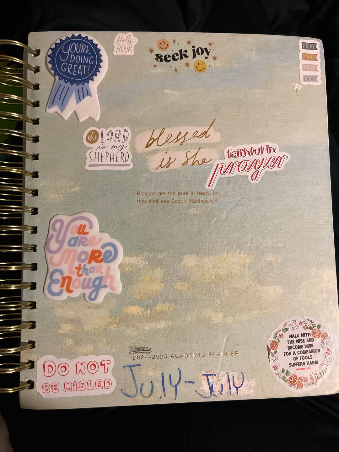 Customer photo review of 2025 Calendar Year Catholic Liturgical Planner // Big Layout (*PRE-ORDER*)