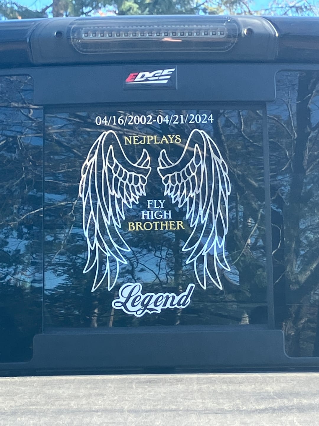 Customer photo review of Legend Decal