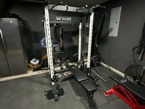 Customer photo review of Major Fitness F22 All-In-One Home Gym Power Rack