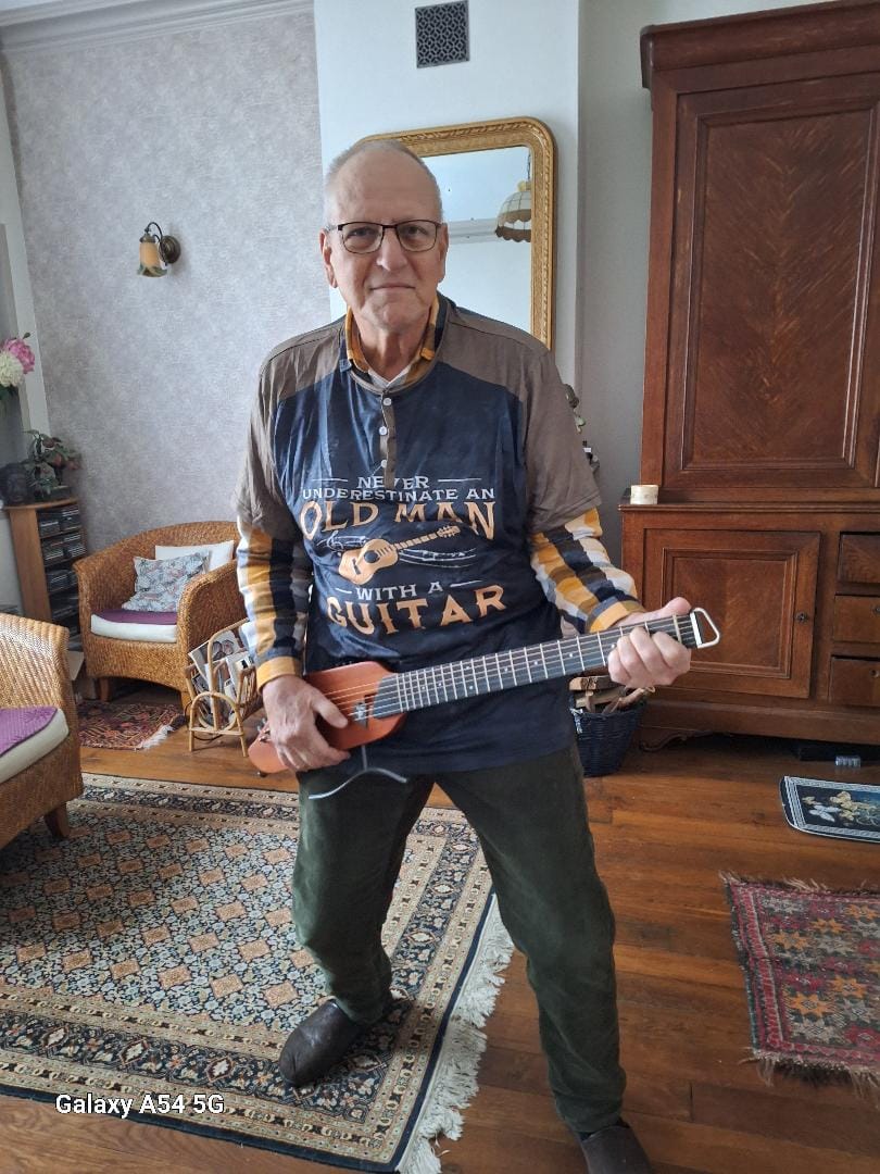 Customer photo review of 【Boîte ouverte】Donner HUSH-I Guitare
