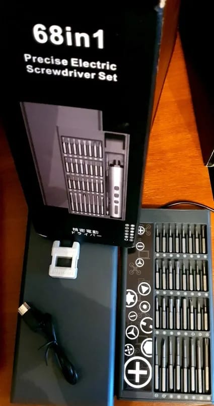 Customer photo review of Stainless Steel Precision Screwdriver Set With Torque Settings — Silver | KIMLUD