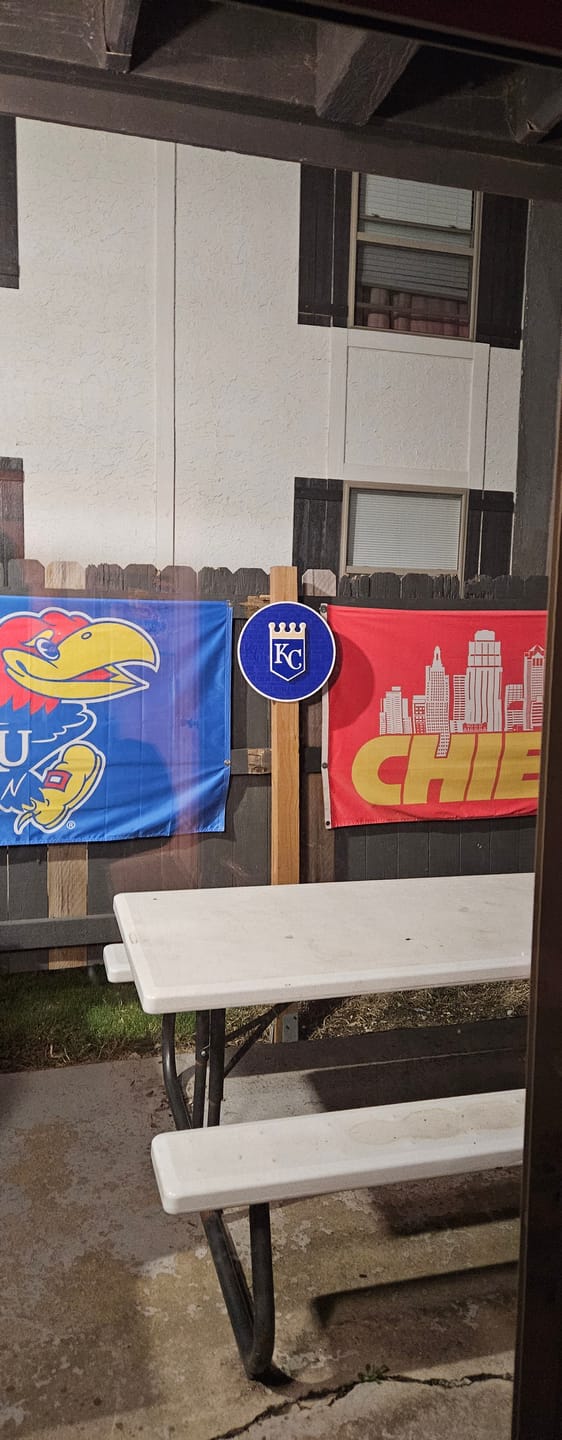 Customer photo review of Kansas City Royals CRAFT SERIES 3D Embossed Metal Wall Art