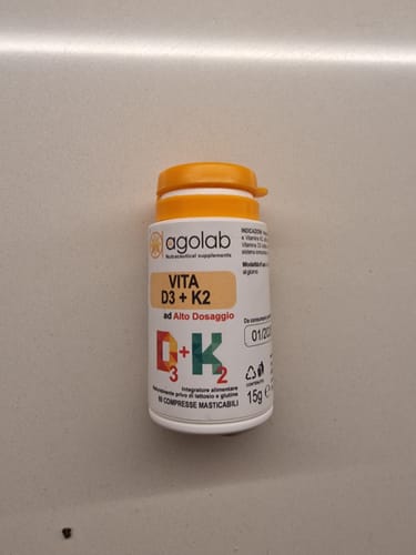 Customer photo review of Vitamina D3 + K2 Masticabile