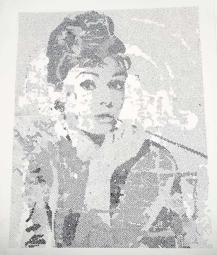 Customer photo review of Punktmalerei - AUDREY HEPBURN