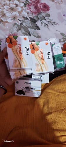 Customer photo review of Turmeric Soap 100g