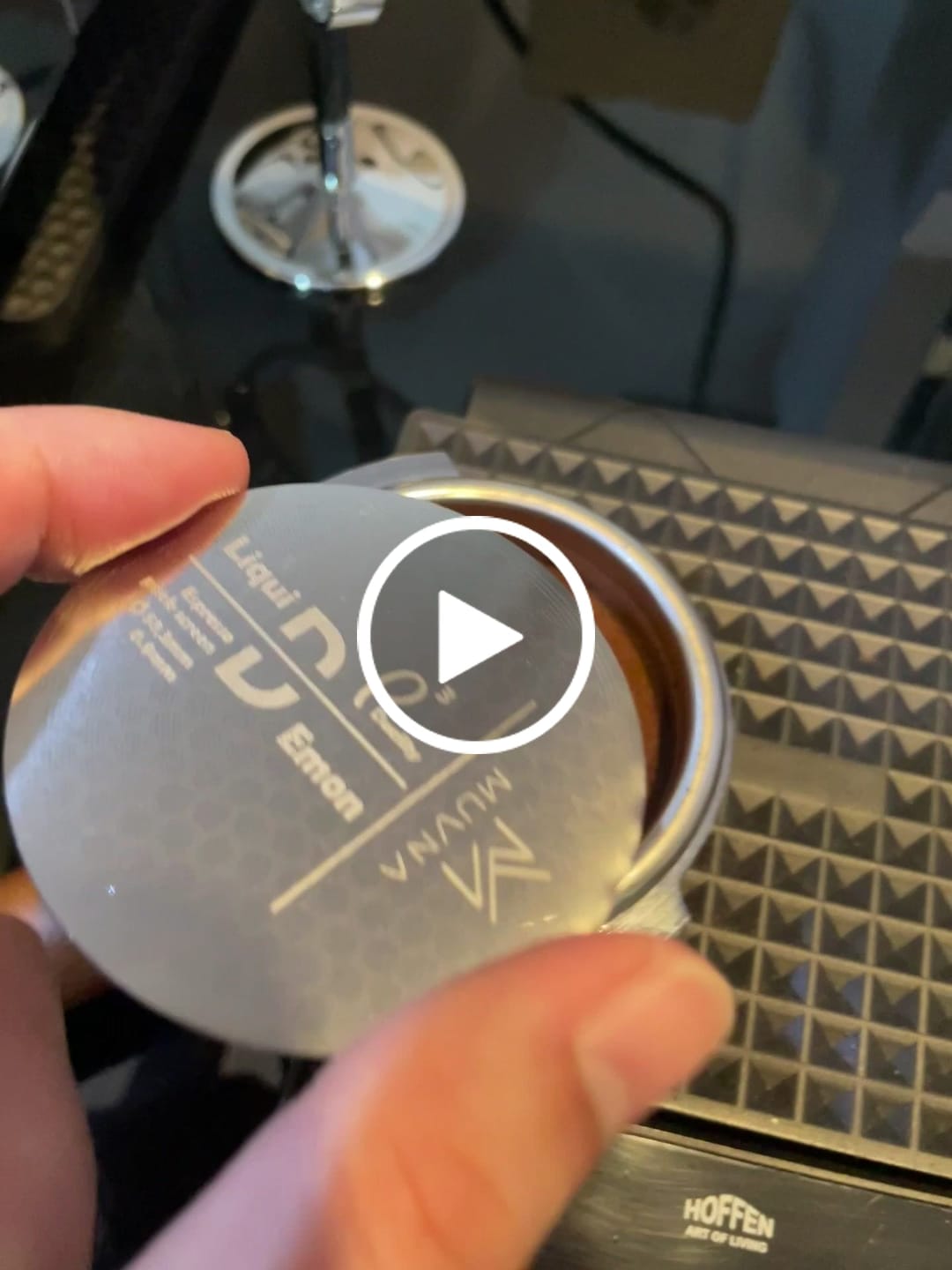 Customer video review of Three-Layer Premium Espresso Puck Screen - MUVNA