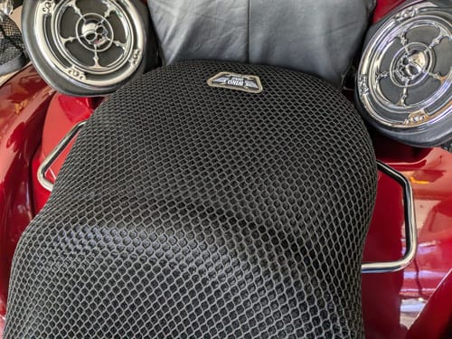 Customer photo review of Wind Rider Seat Cover