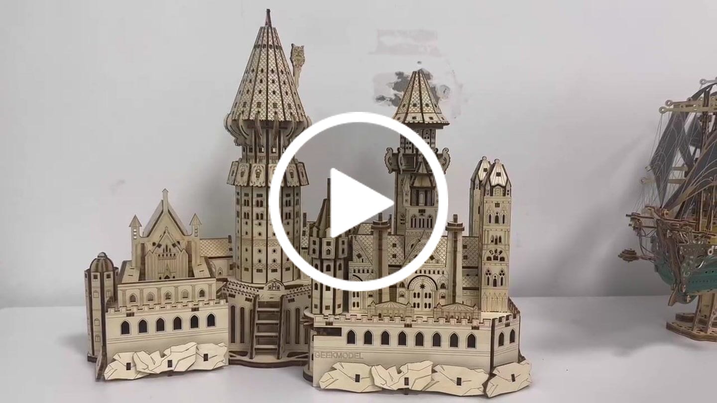 Customer video review of Rokrgeek Magic School Music Box 3D Wooden Puzzle