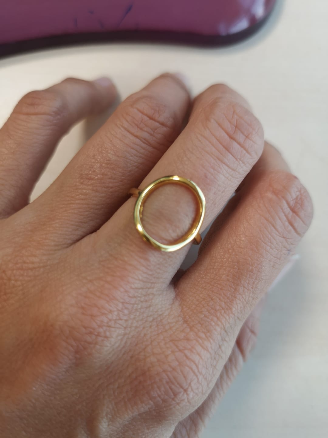 Customer photo review of Anillo Ovali