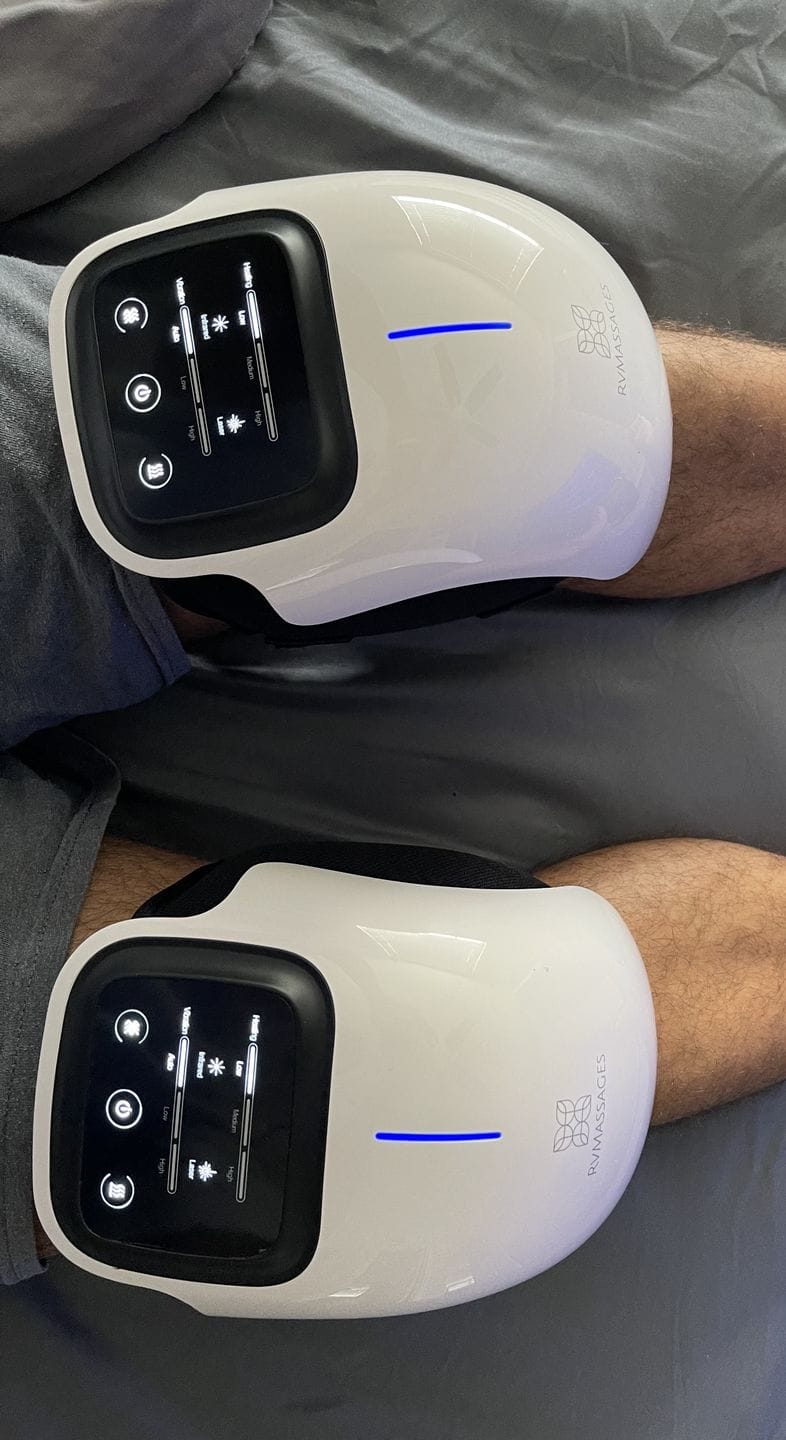 Customer photo review of Infrared Knee Massager - Joint Pain Relief