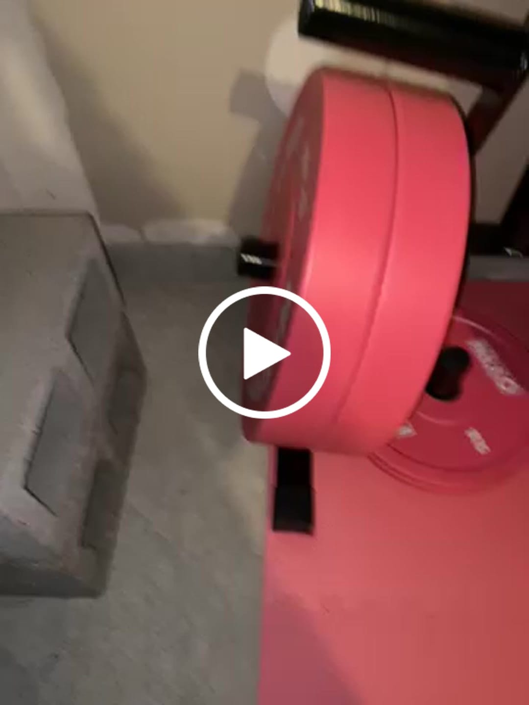 Customer video review of RitFit Pink Weight Plates Olympic Bumper Plates Weight Plates Fit 2" Barbells