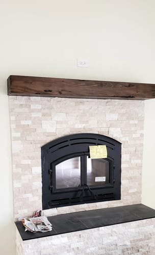 Customer photo review of Distressed Mantels