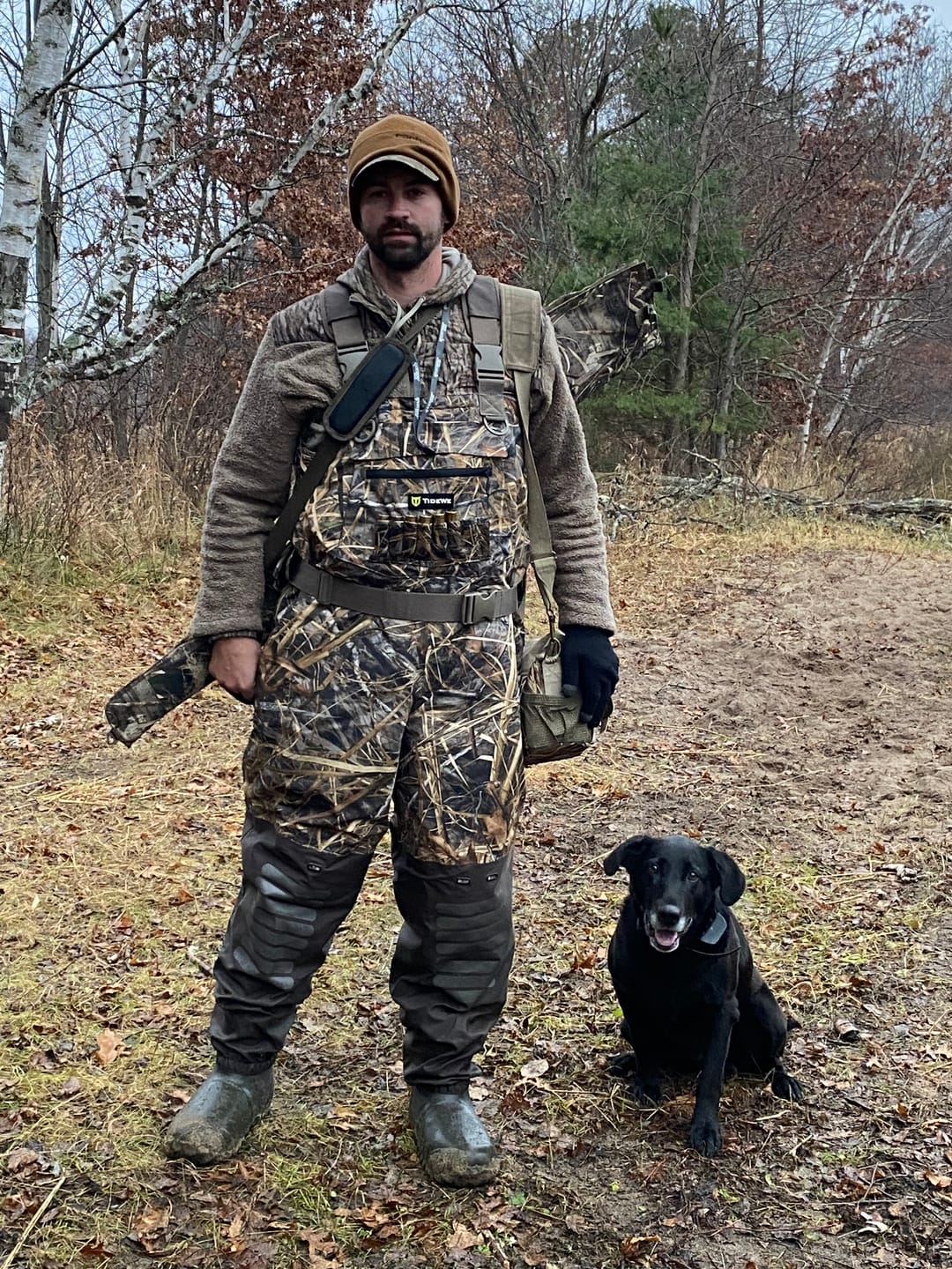 Customer photo review of AquaWade Pro Insulated Duck Waterfowl Hunting Breathable Chest Waders