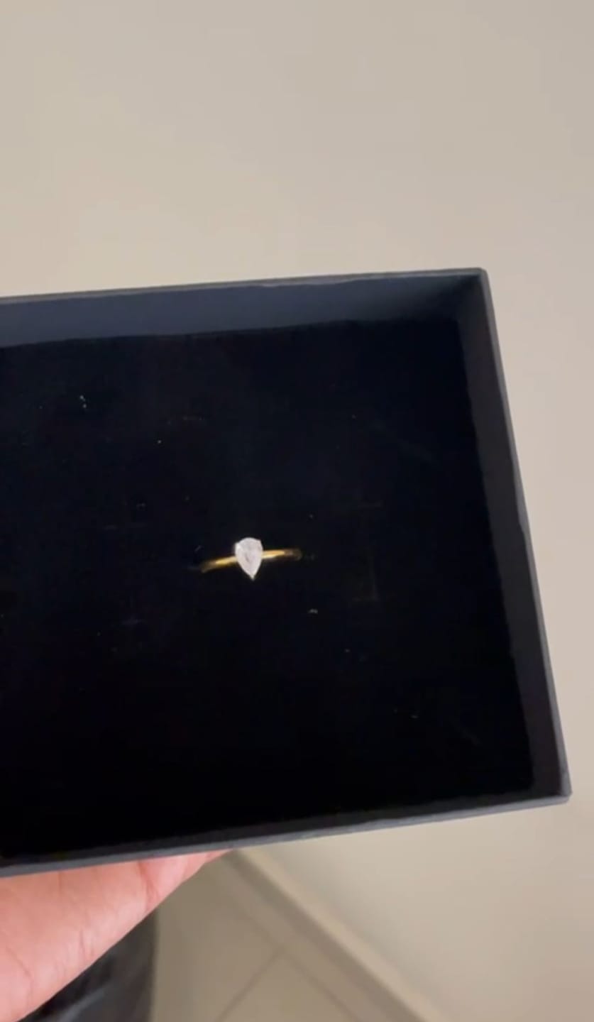 Customer photo review of Crystal Radiance - 18K PVD Gold Plated
