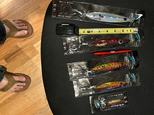 Customer photo review of Fisherman's Life® Jiggy Jigs 20g, 30g, 40g 50g (Four Color Variations)