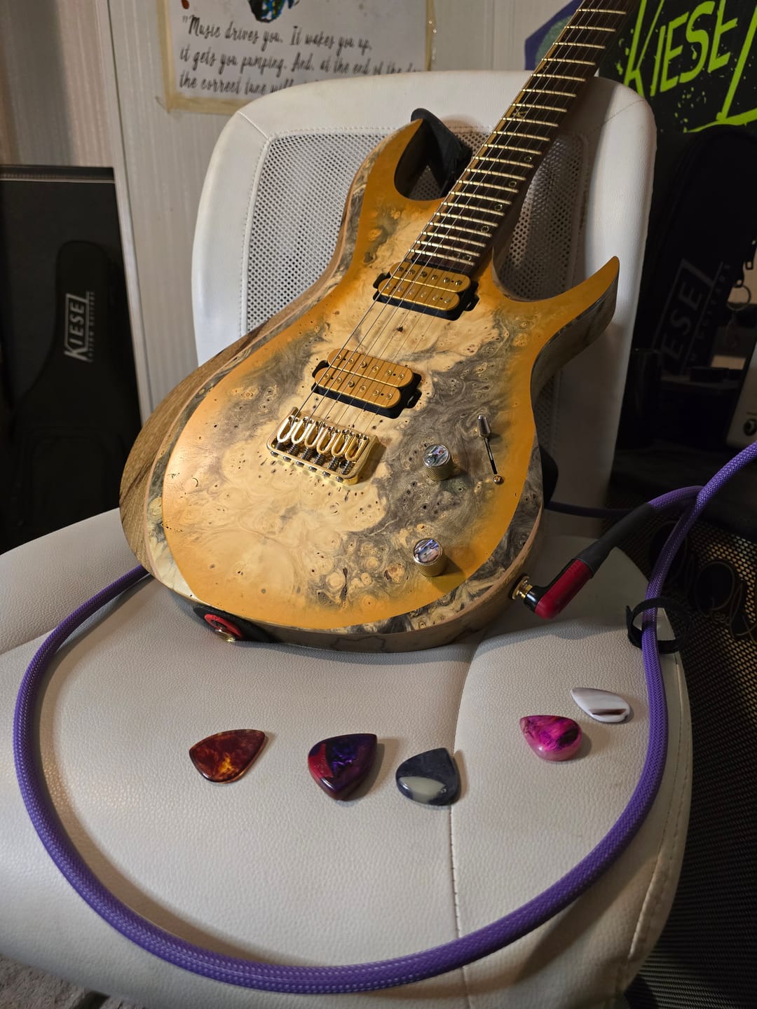Customer photo review of The Player's Pick Podcast Instrument Cable