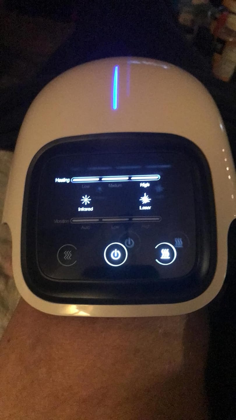 Customer photo review of Infrared Knee Massager - Joint Pain Relief