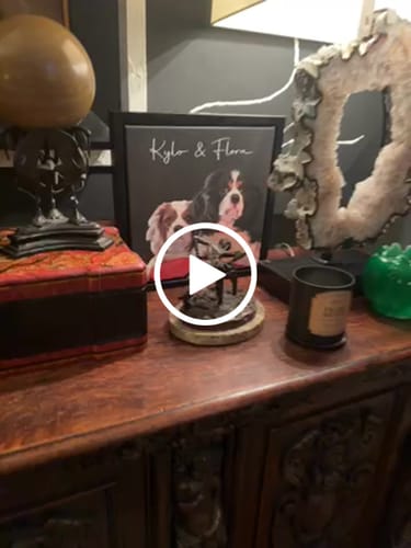 Customer video review of Pet Art Canvas Wrap