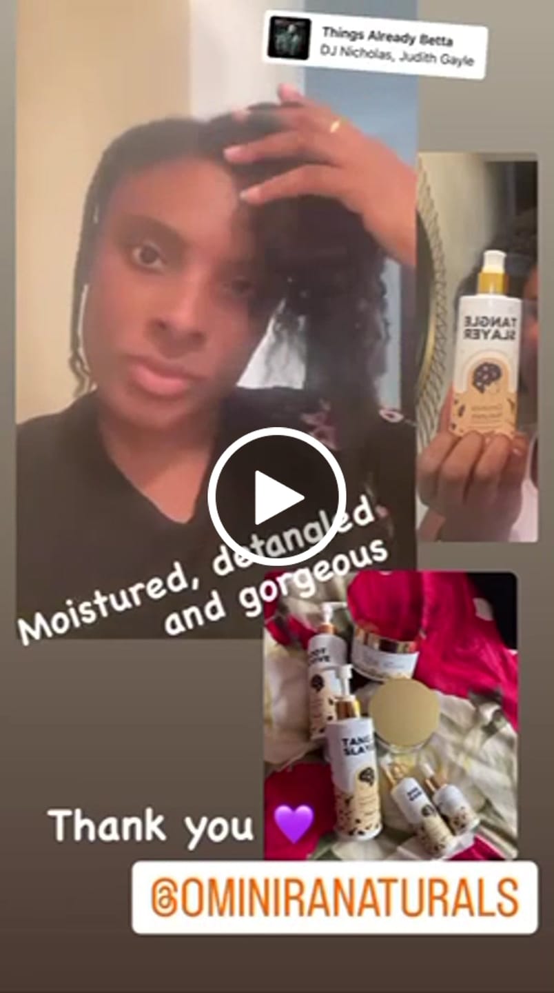 Customer video review of Moisture Miracle – Leave-in Conditioner