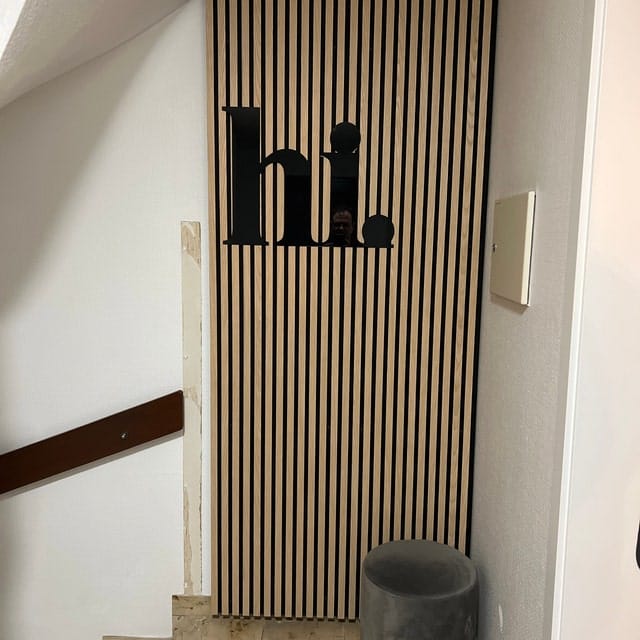 Customer photo review of 3D Schriftzug „hi"
