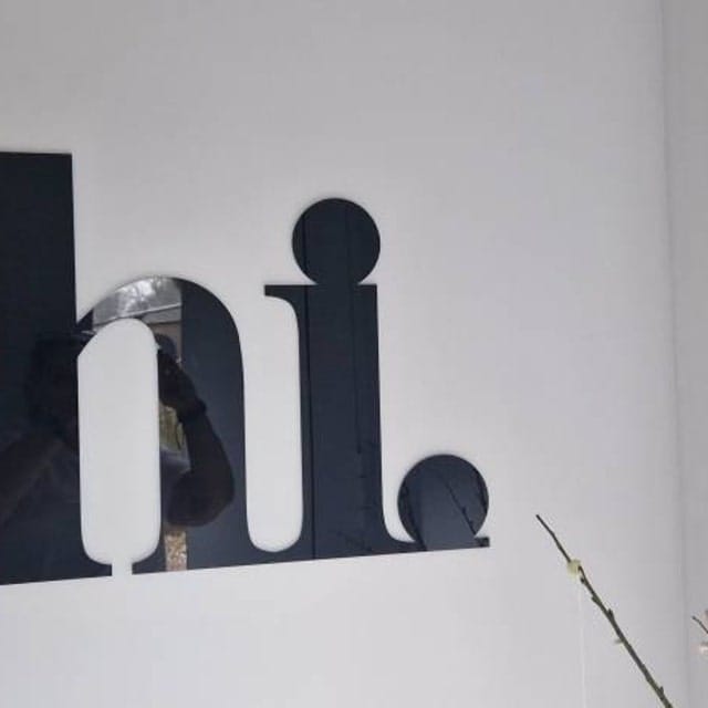 Customer photo review of 3D Schriftzug „hi"