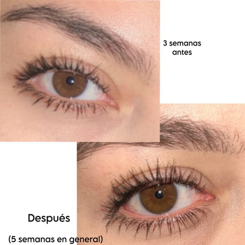 Customer photo review of Suero para pestañas y cejas
