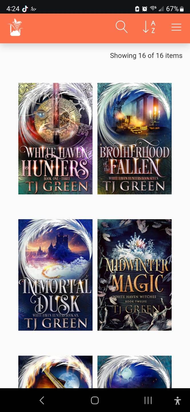 Customer photo review of White Haven Hunters Books 1 - 7 (EBOOK BUNDLE) Complete Series!