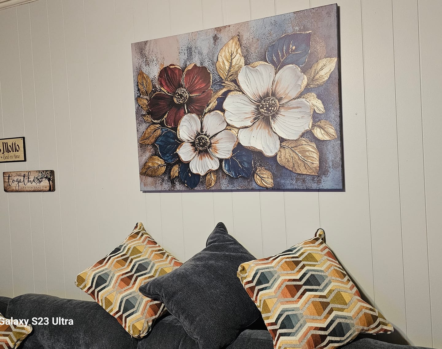 Customer photo review of Nature Wall Art: Floral Symphony V4