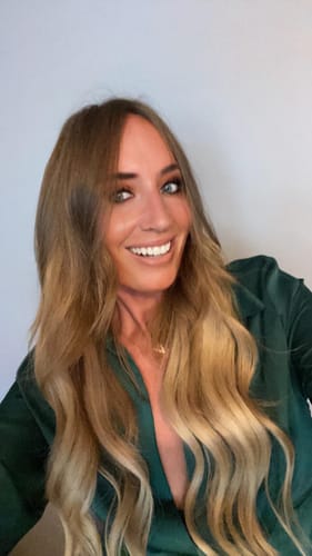 Customer photo review of Full Shine Best Genius Weft Hair Extensions Virgin Hair Balayage Brown (#4/27/4)