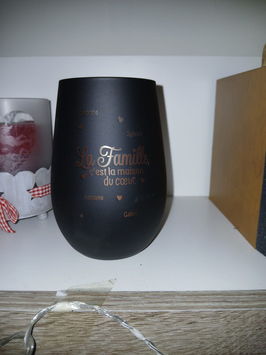 Customer photo review of La maison du cœur - Famille-Photophore