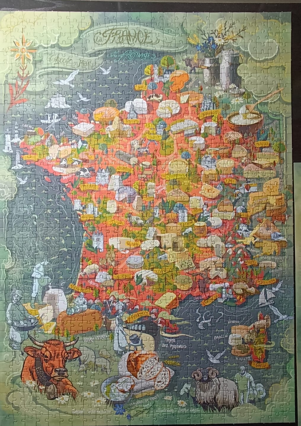 Customer photo review of Cheese Puzzle - France