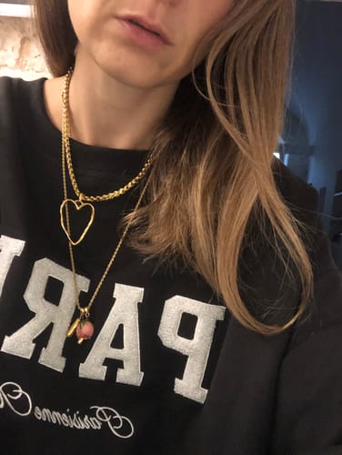 Customer photo review of Ciondolo "Cuore Leggero"