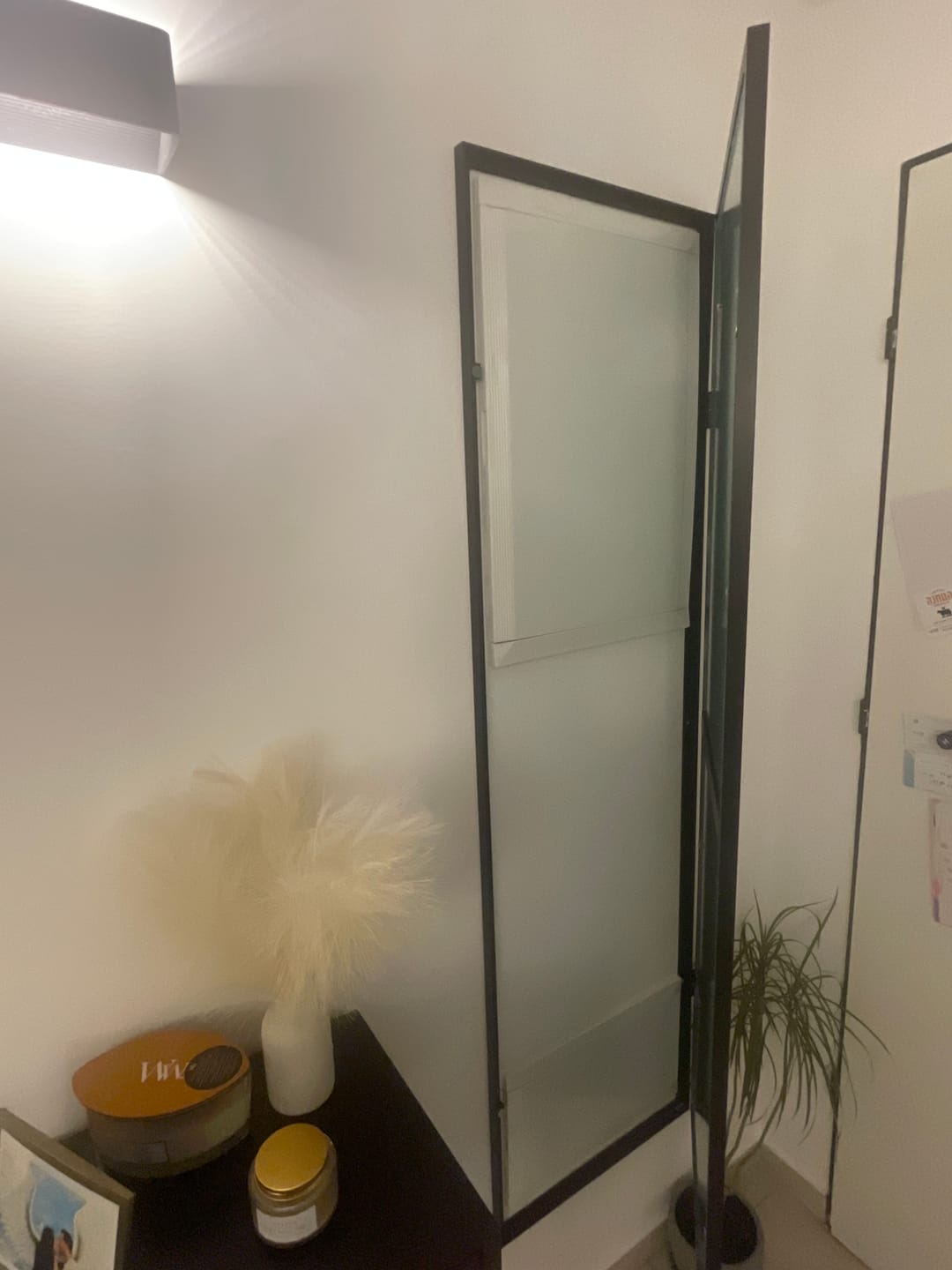 Customer photo review of דלת מראה להסתרת ארון חשמל