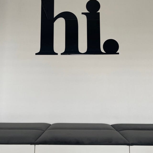 Customer photo review of 3D Schriftzug „hi"
