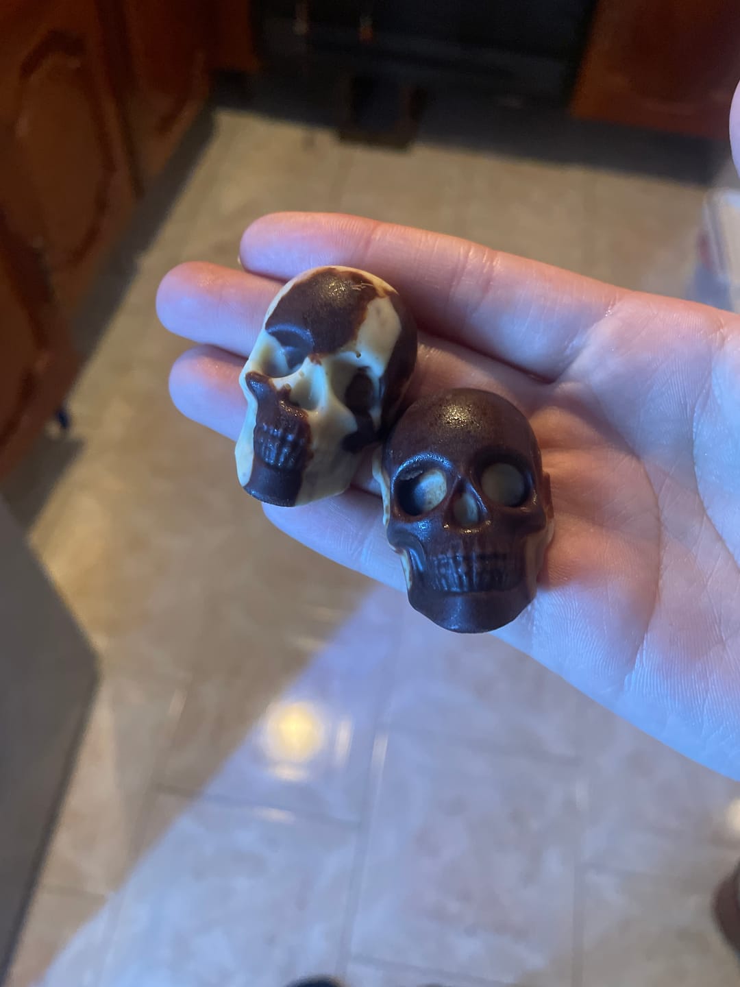 Customer photo review of Chocolate Skull Mold