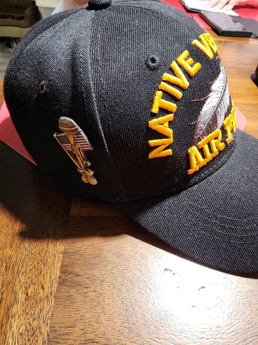 Customer photo review of Fallen Soldier USA Memorial Pin