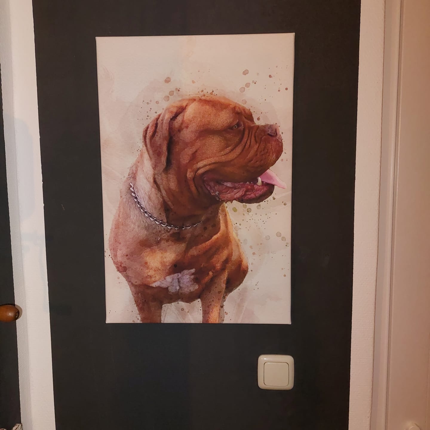 Customer photo review of Personalisiertes Gemälde nach Fotovorlage