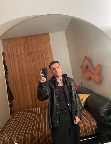 Customer photo review of Moissanite 3-Row Hoop Earrings 14k Gold