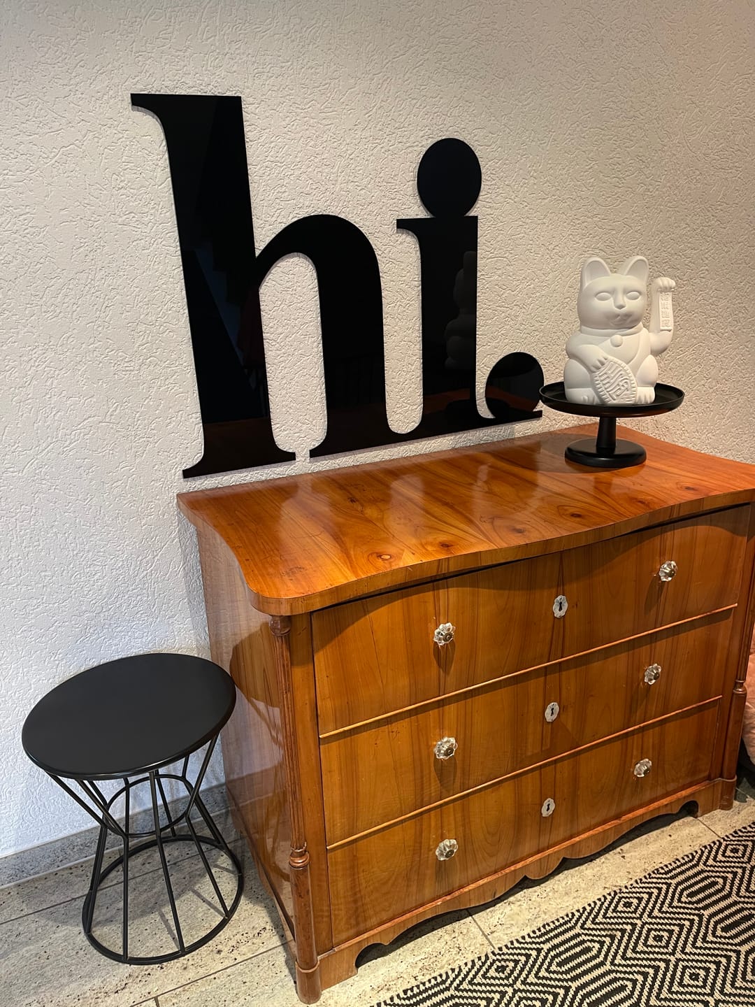 Customer photo review of 3D Schriftzug „hi"