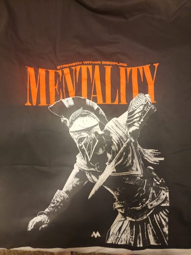 Customer photo review of SPARTAN MENTALITY - BLACK
