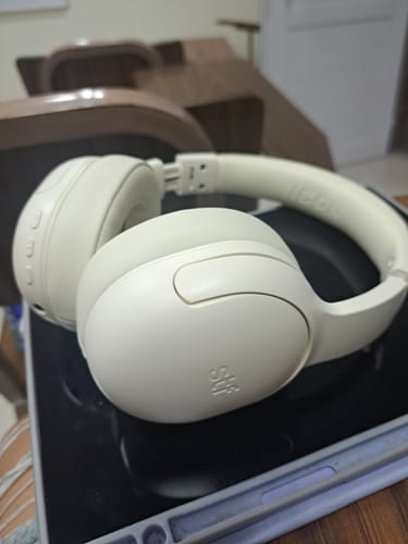 Customer photo review of Audífonos inalámbricos On ear | STF Icon | 25 hrs uso función dual blanco