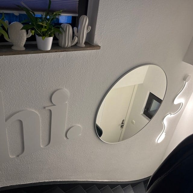 Customer photo review of 3D Schriftzug „hi"