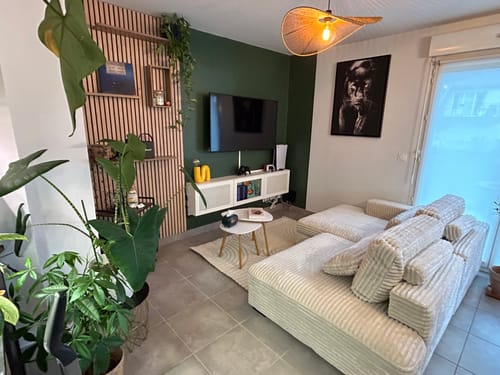 Customer photo review of Canapé d'angle convertible grande méridienne MONTPARNASSE